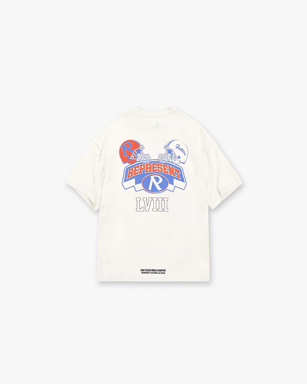 Represent X Feature Champions T-Shirt - Flat White